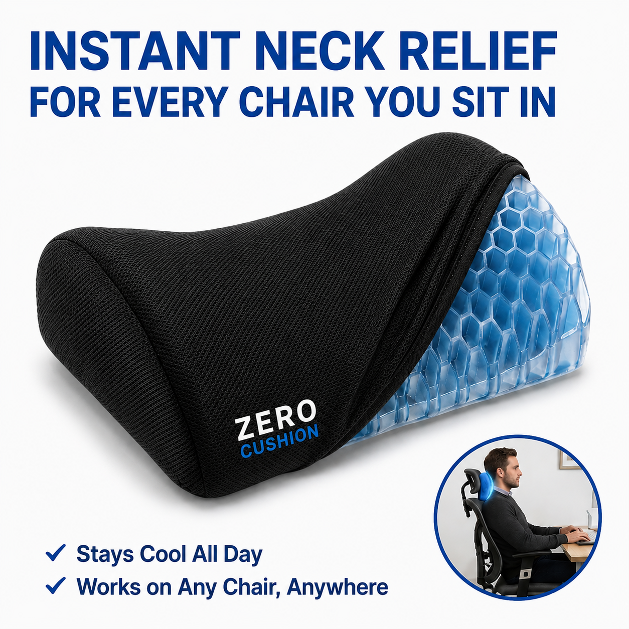 The Zero Gel Neck Cushion