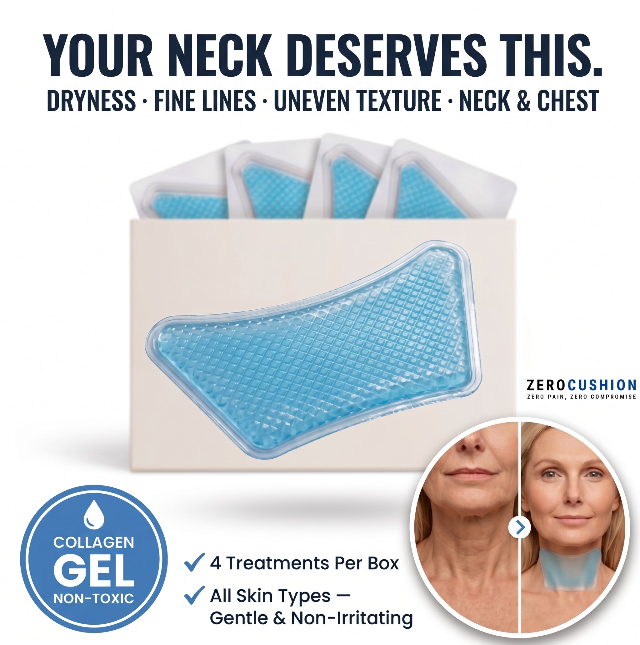 The Zero Gel Collagen Neck Mask