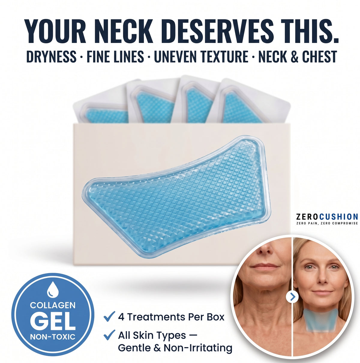 The Zero Gel Collagen Neck Mask
