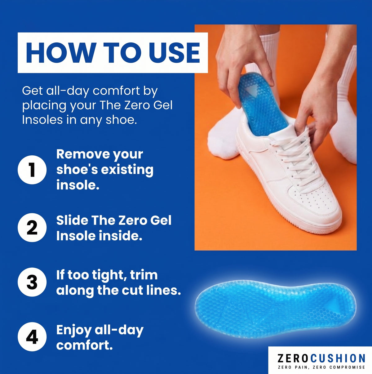 The Zero Gel Insoles