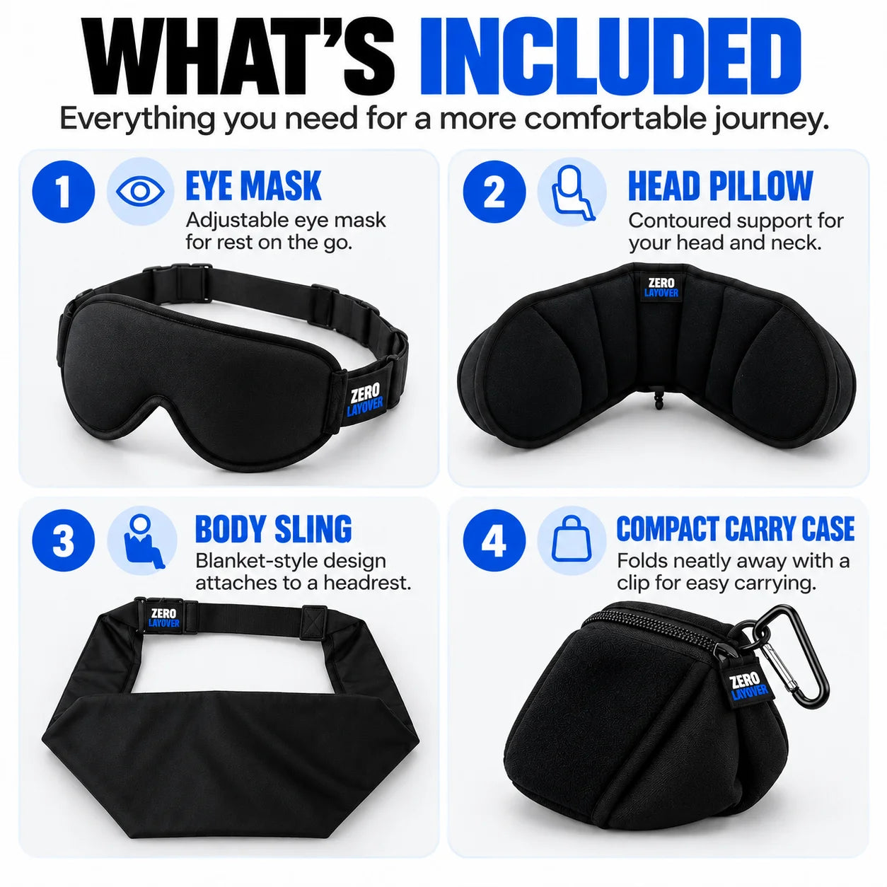 Zero Layover Travel Sleep System