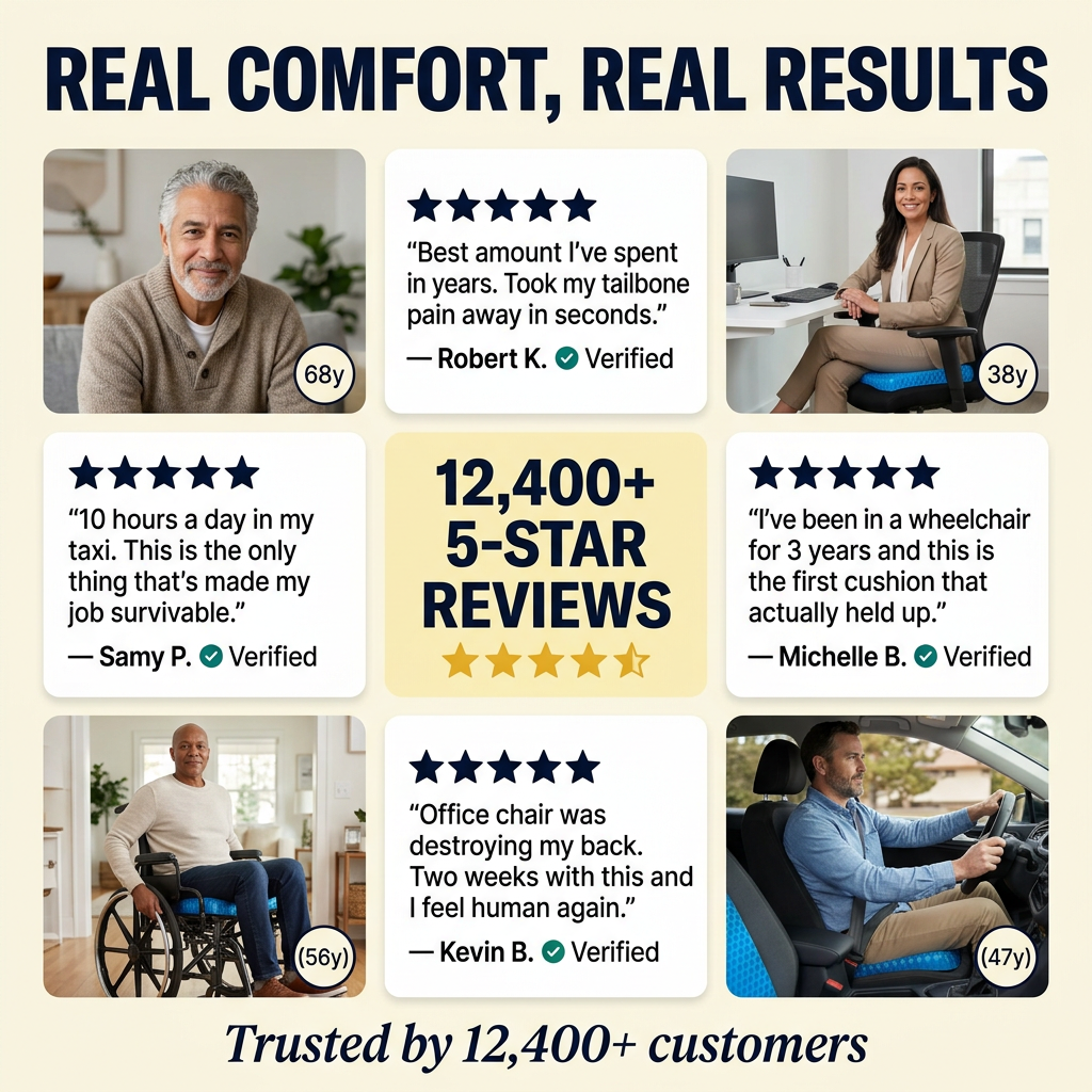 The Zero Gel Seat Cushion Pro
