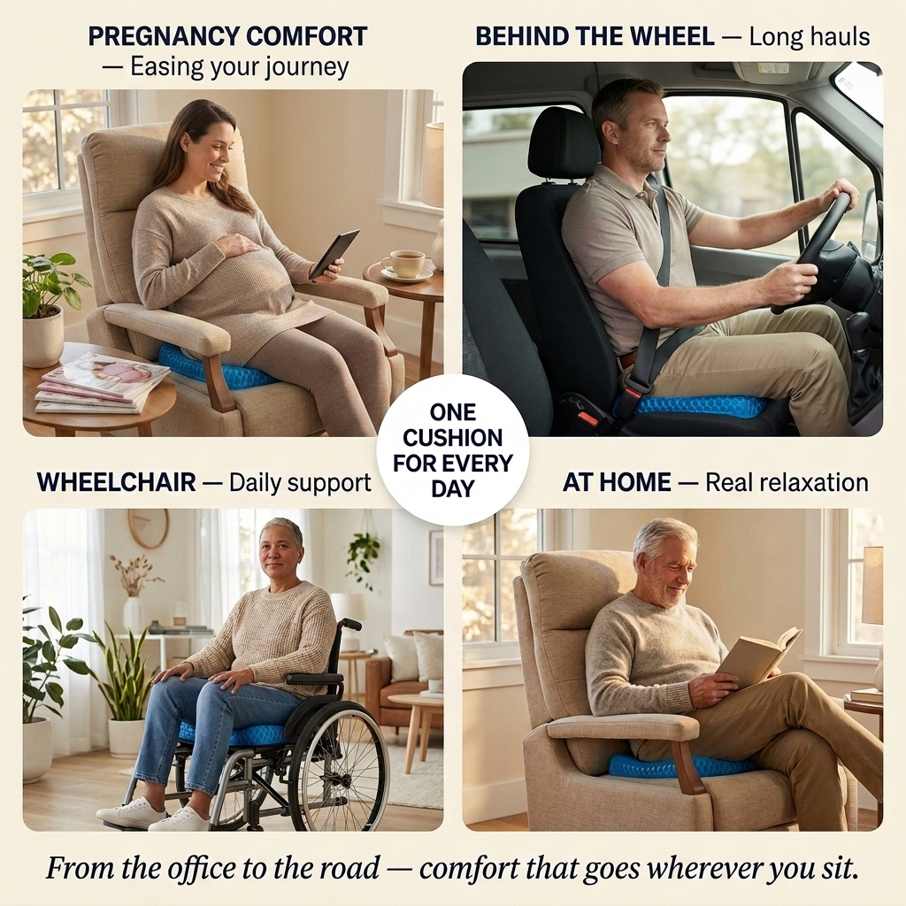 The Zero Gel Seat Cushion Pro